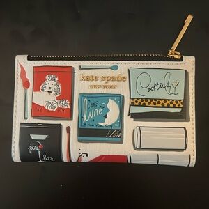 Kate Spade Morgan Matchbox Embossed Small Slim Bifold wallet